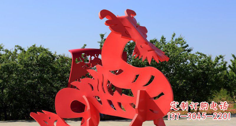 河南不锈钢貔貅雕塑为广场增添美感