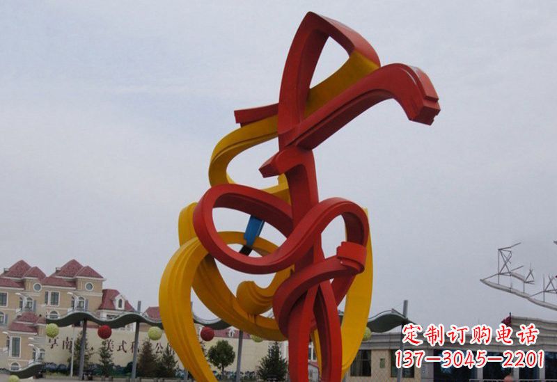 河南不锈钢音符雕塑美妙的视觉音乐