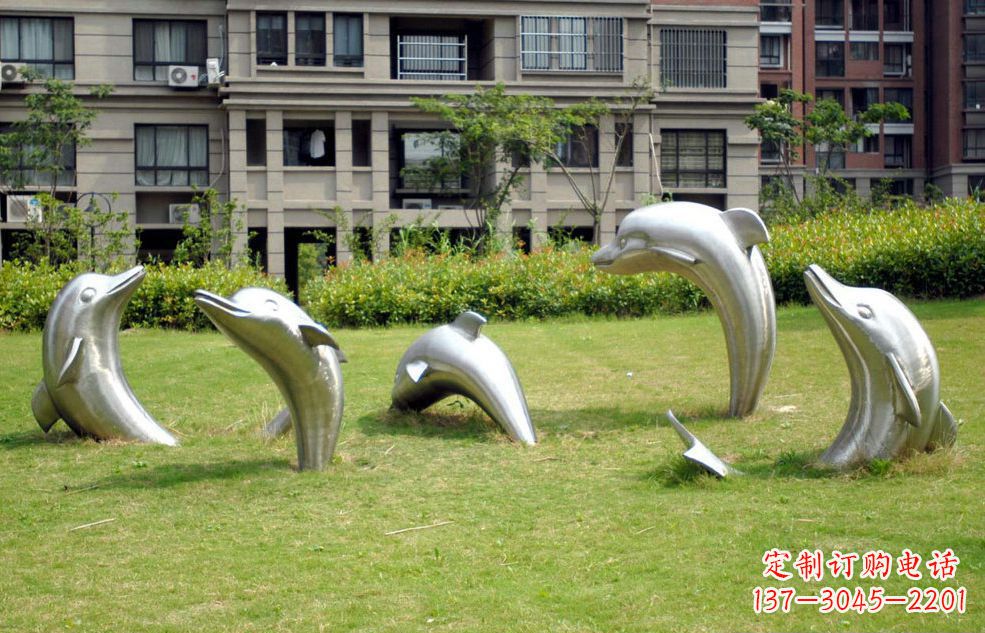 河南不锈钢海豚传承海洋文化的象征