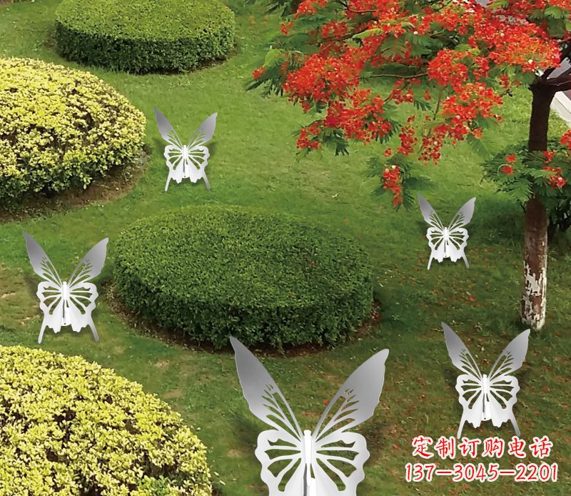 河南不锈钢蝴蝶雕塑12