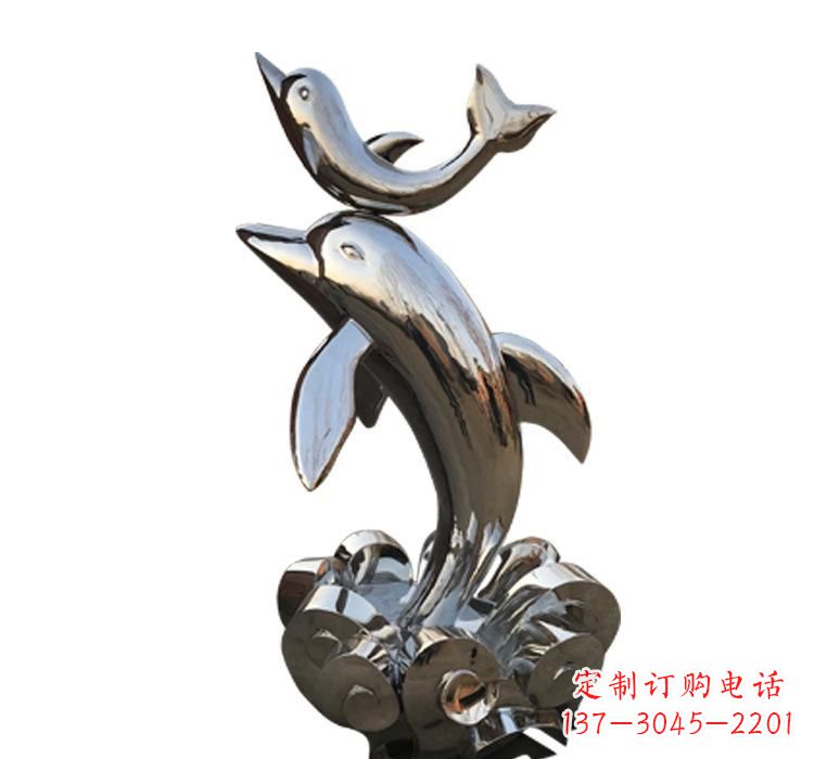 河南海豚雕塑艺术与自然的完美结合