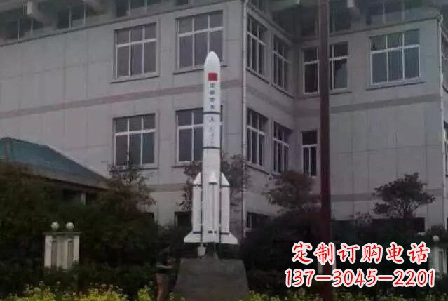 河南不锈钢火箭雕塑给城市带来无限美
