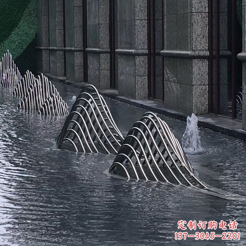 河南不锈钢假山雕塑精美外形,百变造型