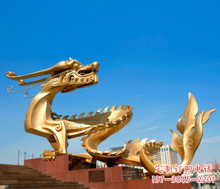 河南不锈钢金龙——雕塑之美