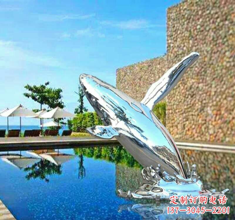 河南不锈钢鲸鱼雕塑艺术之美
