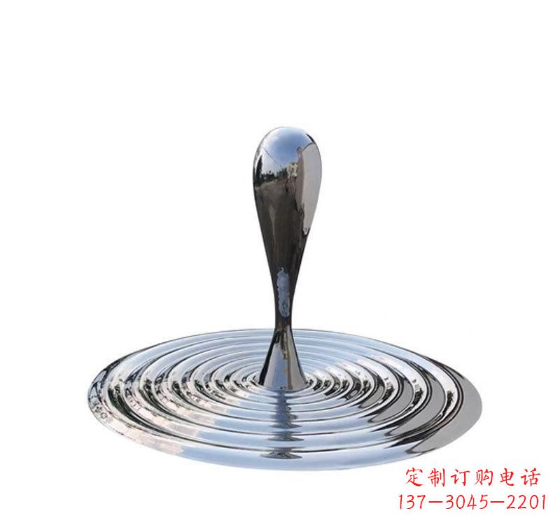河南不锈钢景区水滴雕塑精美绝伦