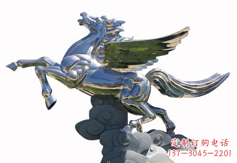 河南不锈钢马雕塑把美丽的艺术带入家庭
