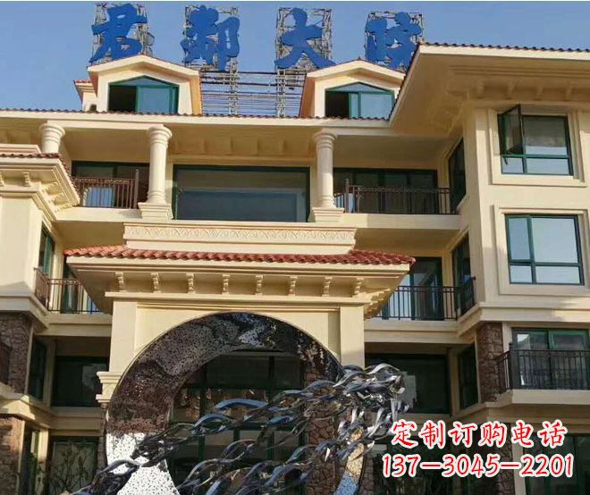 河南不锈钢鲤鱼跃龙门雕塑