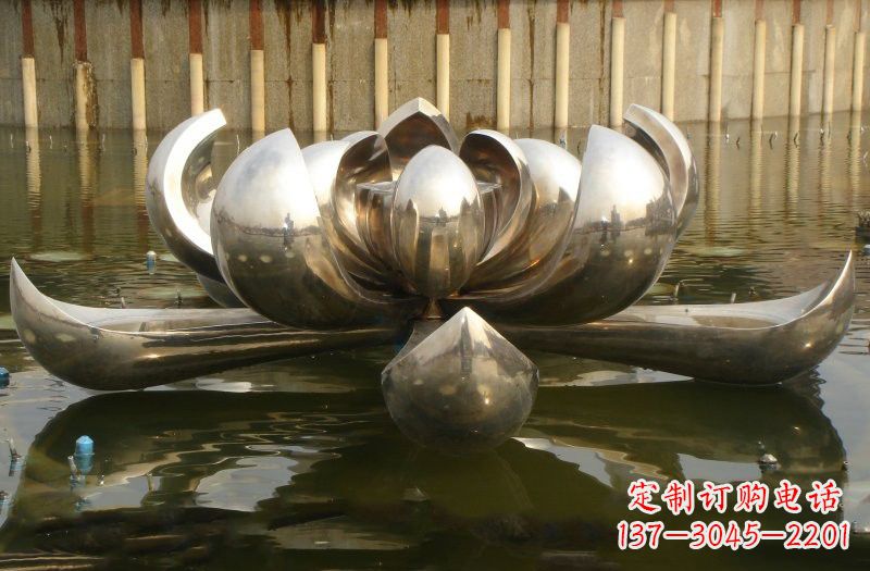 河南不锈钢莲花喷泉雕塑艺术精品的传承