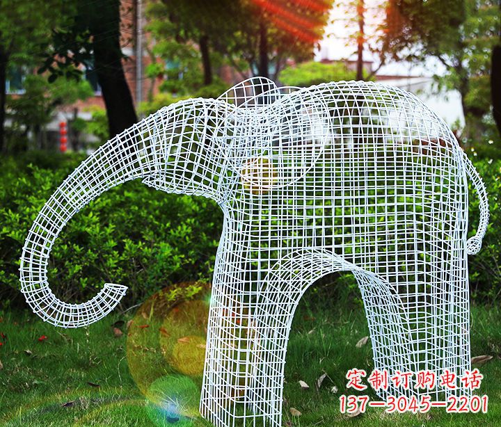 河南不锈钢大象雕塑给城市带来美丽的艺术