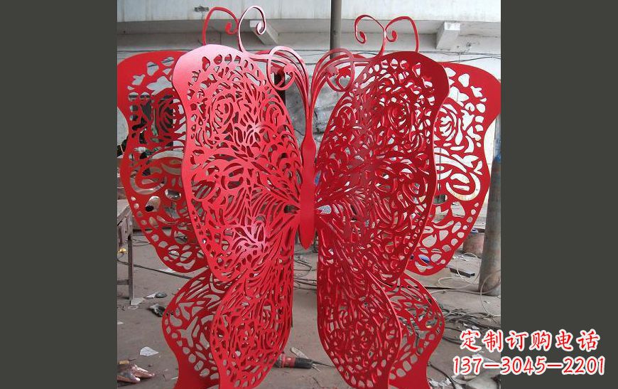河南不锈钢蝴蝶公园景观雕塑
