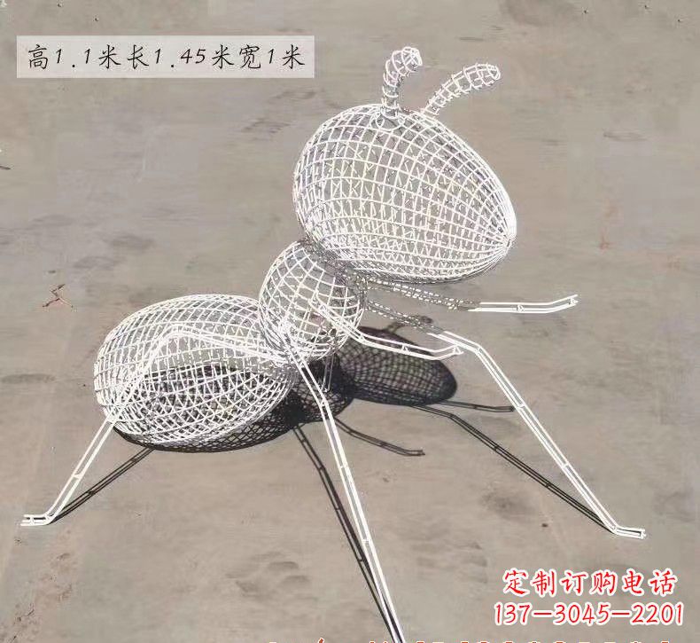 河南不锈钢镂空蚂蚁雕塑