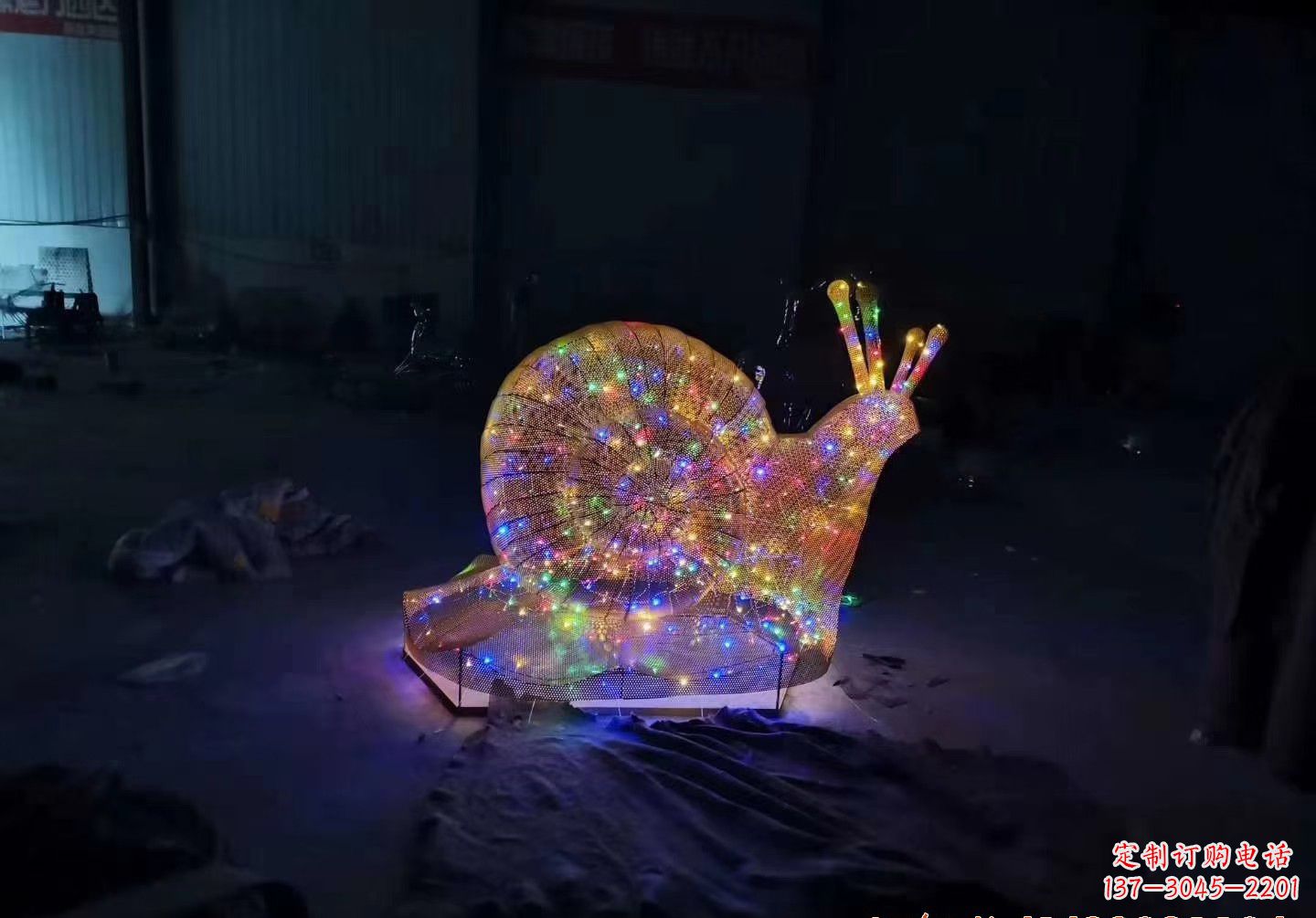 河南不锈钢镂空蜗牛雕塑精致美观的艺术品
