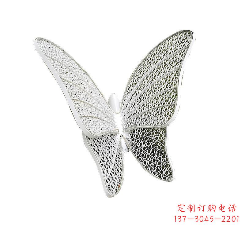 河南不锈钢绿地蝴蝶雕塑