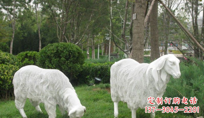 河南不锈钢绵羊雕塑——精致美观的艺术品