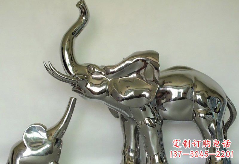 河南不锈钢大象雕塑