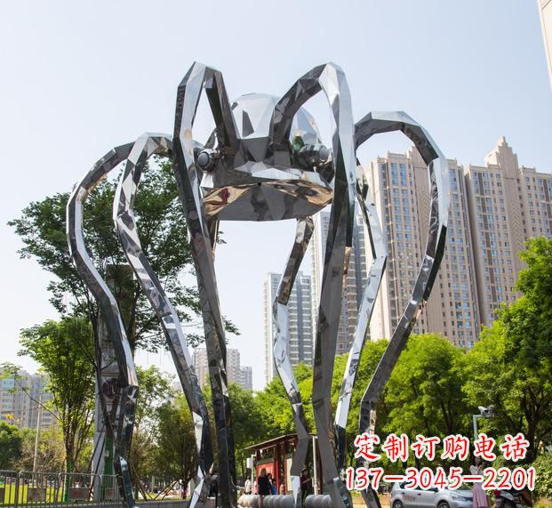 河南精致的不锈钢螃蟹雕塑