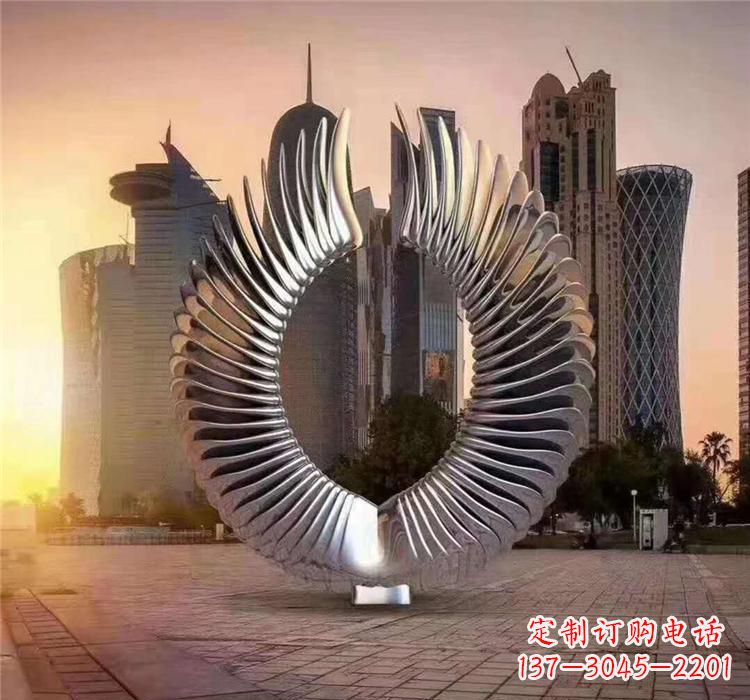 河南不锈钢喷泉雕塑2