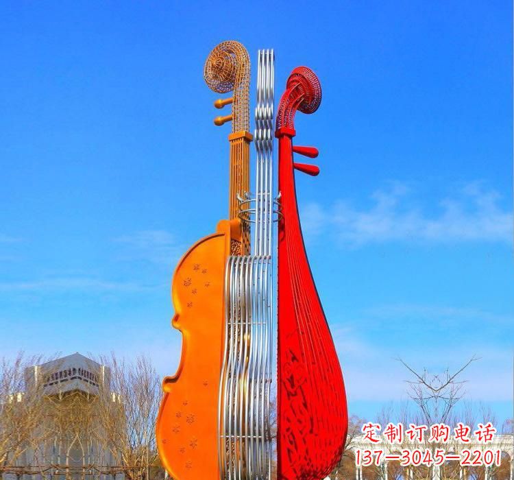 河南钢琴雕塑灵魂之声