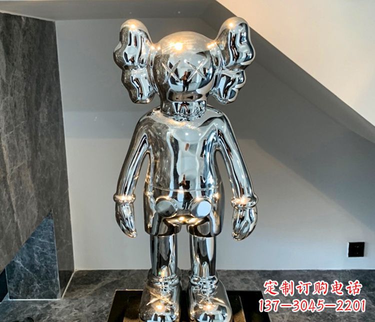 河南精致的不锈钢机器人雕塑