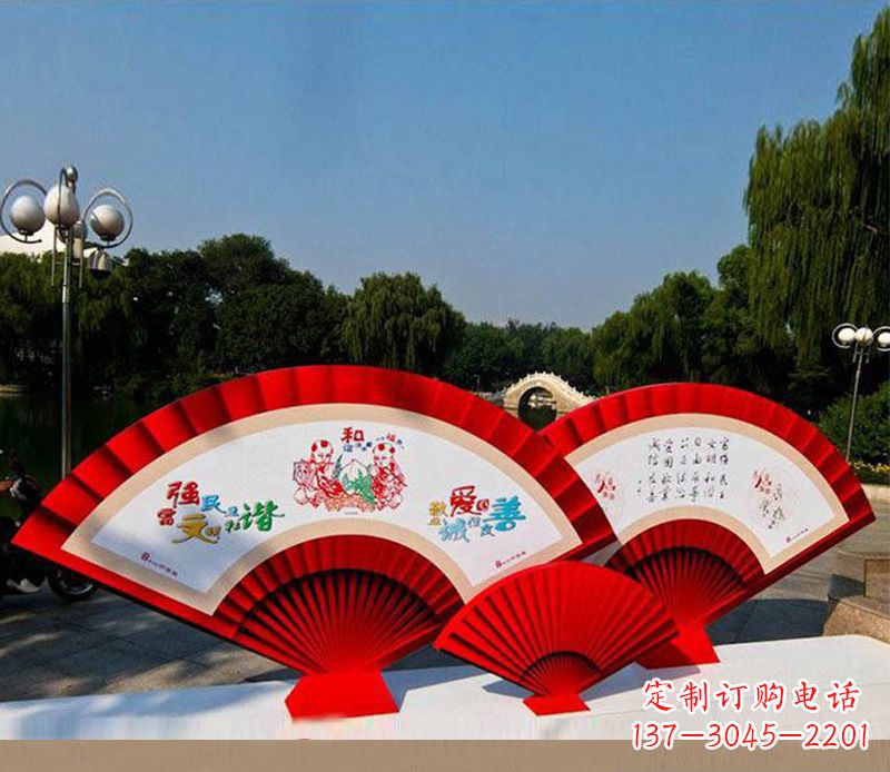 河南不锈钢价值观雕塑——见证社会主义核心价值观