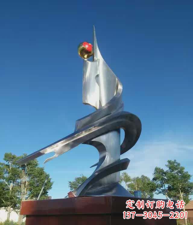 河南利用不锈钢创作书籍雕塑