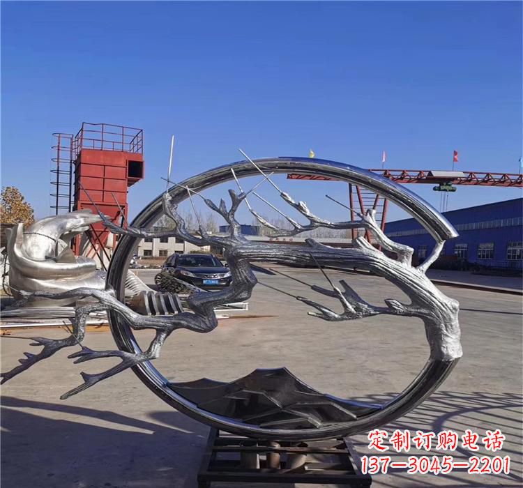 河南不锈钢树枝雕塑艺术与自然的完美结合