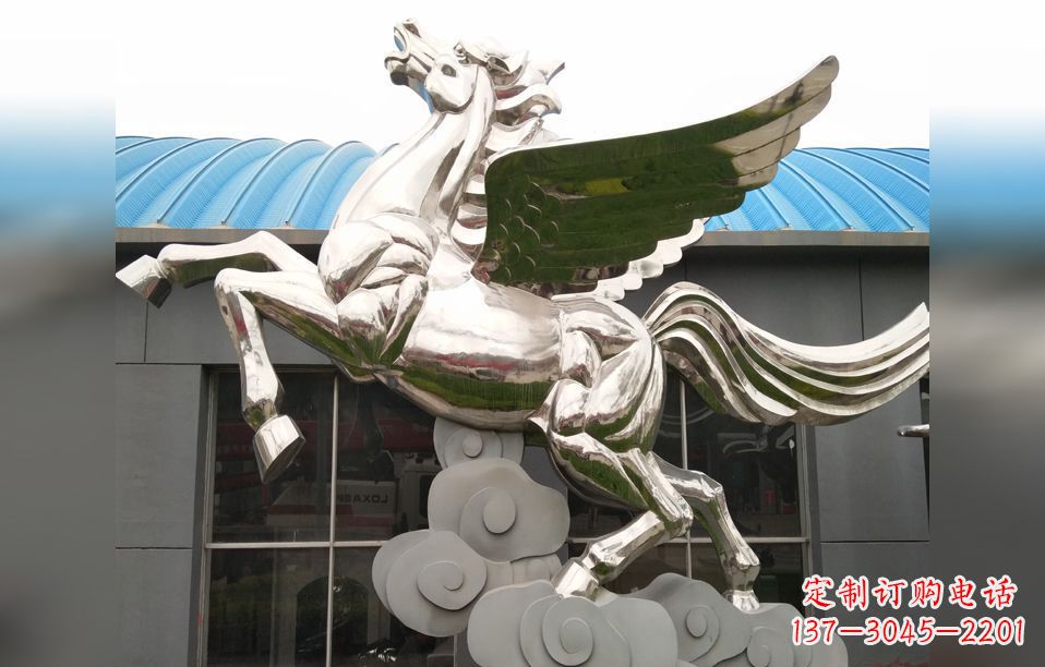 河南不锈钢飞马雕塑艺术的精髓