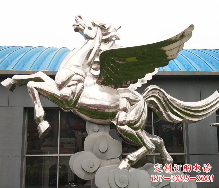 河南不锈钢踏云飞马——给城市带来动感与灵气