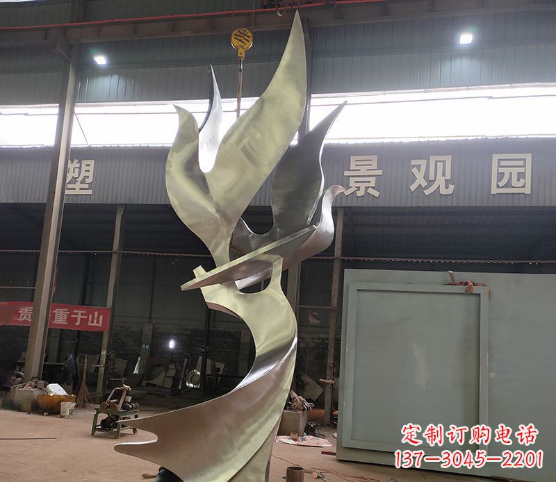 河南不锈钢天鹅大雁雕塑