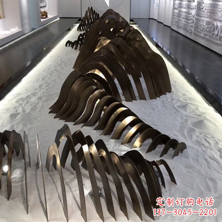 河南不锈钢铁艺假山雕塑让自然风景回归