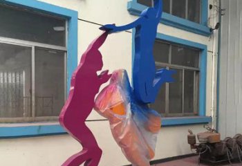 河南不锈钢篮球运动员雕塑纪念篮球运动传奇