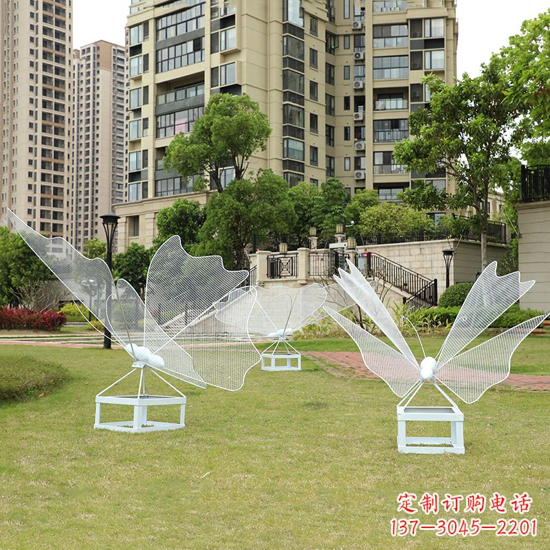 河南不锈钢铁艺蝴蝶精美雕塑艺术