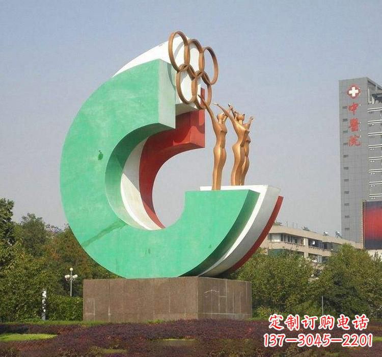 河南勇于拼搏的运动员雕塑