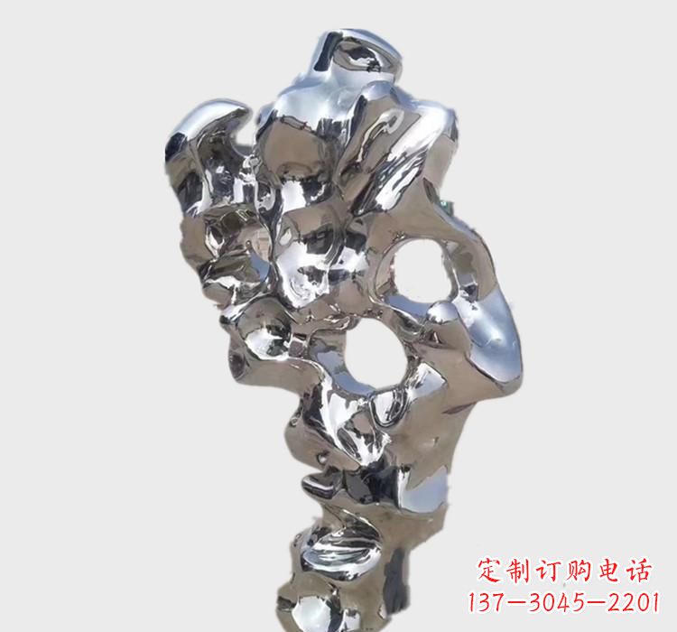 河南不锈钢太湖石雕塑艺术的精致表现