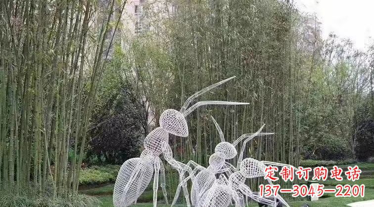 河南不锈钢艺术蚂蚁雕塑