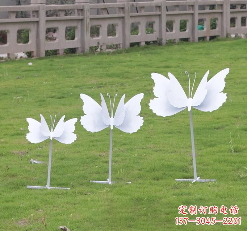 河南不锈钢艺术之美蝴蝶雕塑