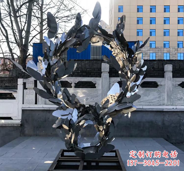 河南不锈钢蝴蝶之美——不锈钢艺术蝴蝶景观雕塑