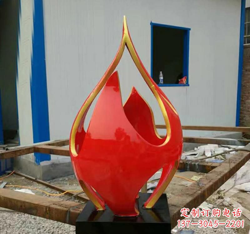 河南不锈钢艺术景观火龙果雕塑