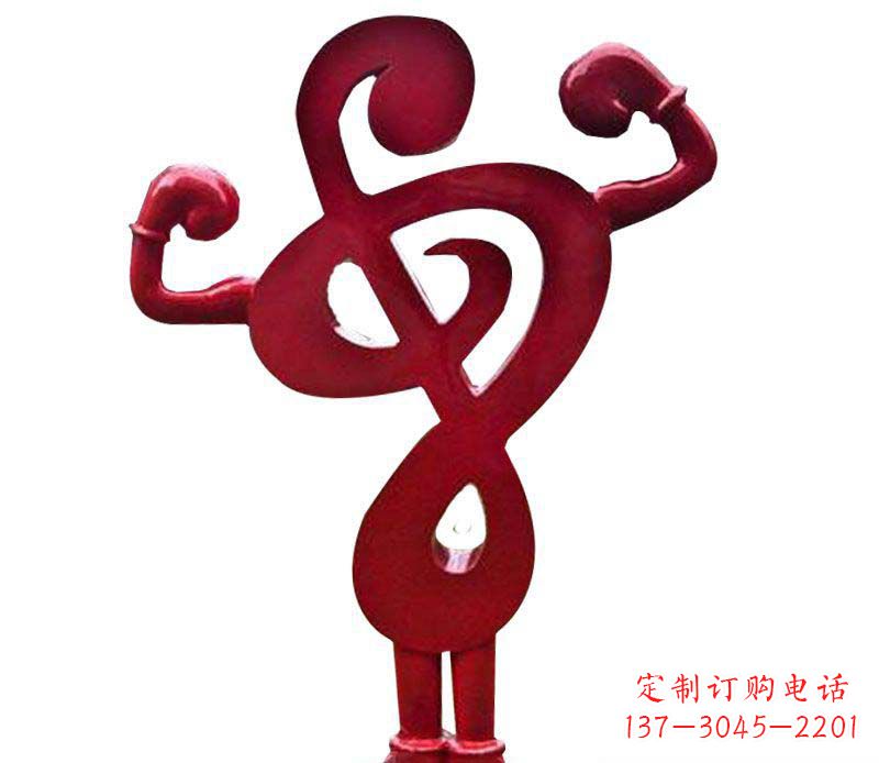 河南音符之美——不锈钢音符雕塑