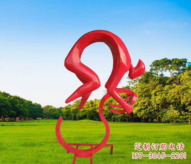 河南不锈钢自行车雕塑精致美观的园林装置