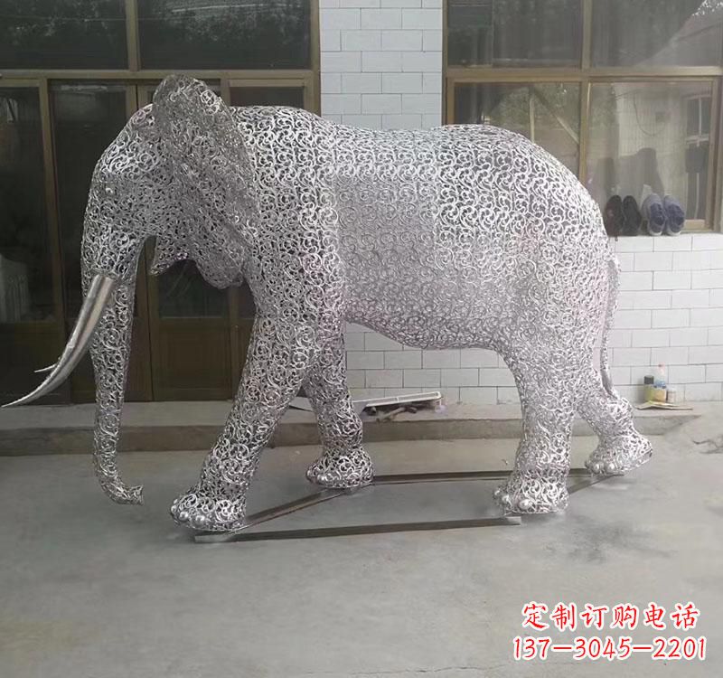 河南不锈钢大象雕塑它的魅力无限