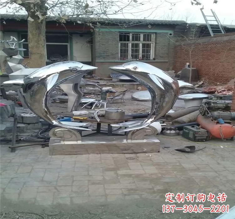 河南不锈钢海豚雕塑——精美之选