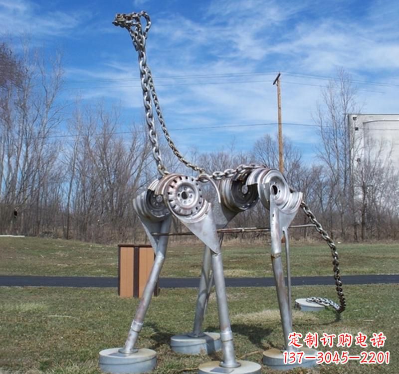 河南不锈钢园林恐龙雕塑