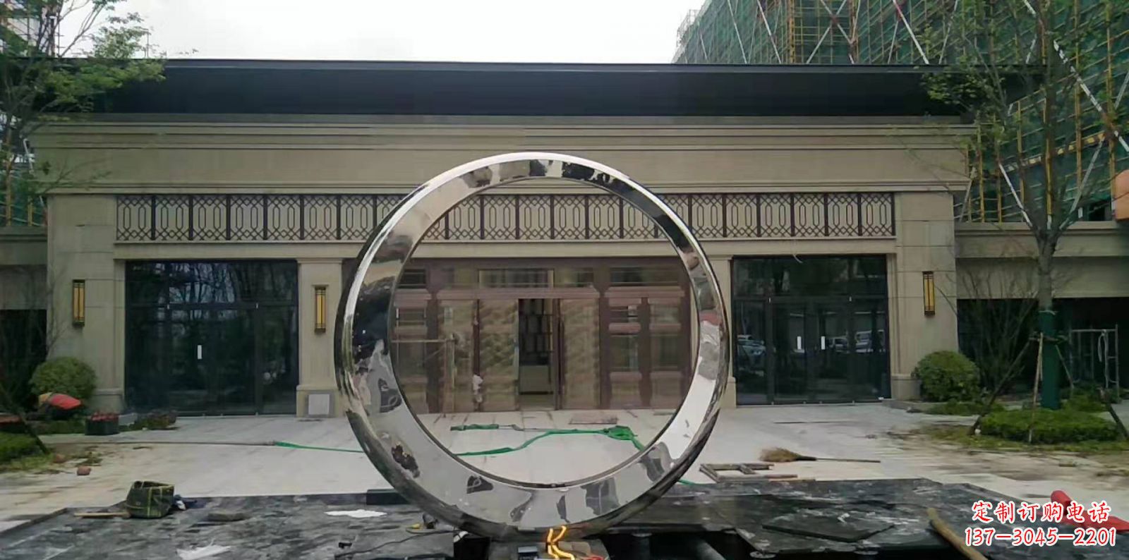 河南圆环喷泉雕塑景观雕塑的艺术之美