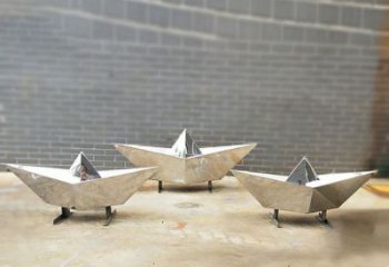 河南不锈钢元宝雕塑精致的艺术品