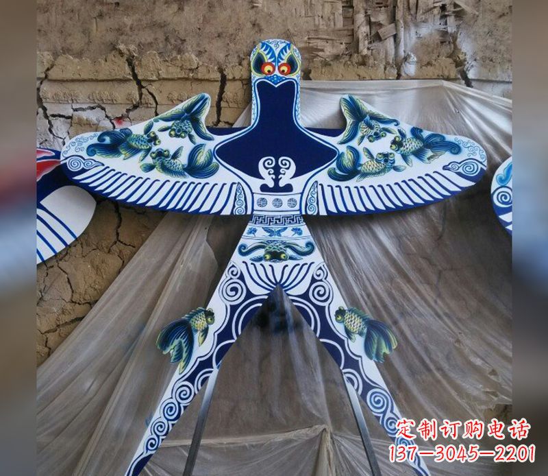 河南不锈钢蜘蛛侠风筝雕塑的象征
