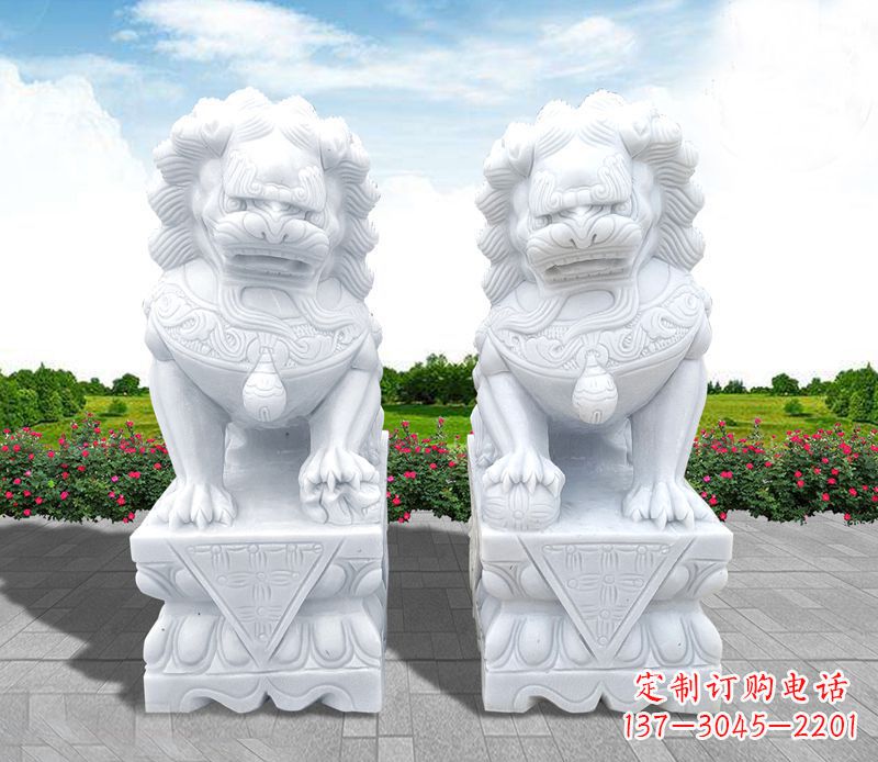 河南狮子雕塑招财福运的象征