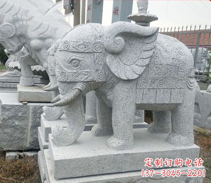 河南藏传佛教大象雕塑