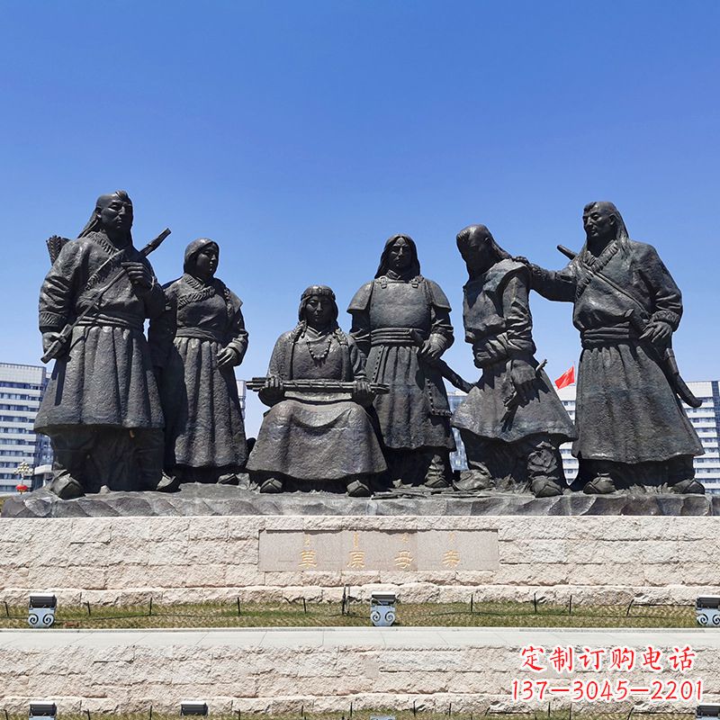 河南草原母亲——传承爱的雕塑